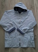 Błękitna kurtka przeciwdeszczowa sztormiak