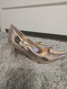 DeeZee Złoto różowe szpilki cudo