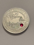 Bytów. Moneta kolekcjonerska. Czerwony. Aluminium . Fi 27 mm. Gyges