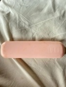 Pudrowo różowe etui na pędzle brush case make-up makijaż