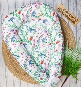 Zestaw Kokon niemowlęcy Poduszka Motylek Handmade