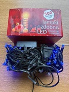 Lampki Choinkowe 300 LED Światełka na Choinkę Niebieskie