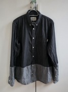 Carhartt koszula Morton XXL szara slim fit jeans