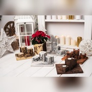 świeczniki drewniane , swiecznik