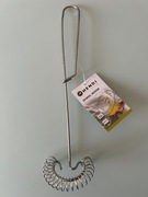 Rózga trzepaczka spiralna kuchenna z uchwytem stal