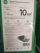 Nowy zestaw folii grzewczych pod panele HD-G 140 W/m2 50 cm zestaw 10 m2 