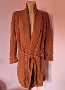 Swetr tunika wiązana rozmiar L oversize 