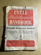 instrukcja obslugi roweru zabytkowa CYCLE HANDBOOK raleigh industries limit