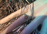 Nowy pierścionek oko proroka Boho etno folk dzieci kwiaty hippie amulet