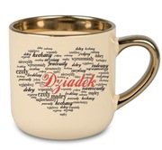 Złoty kubek „Babcia” – idealny prezent na Dzień Dziadka urodziny / imieniny
