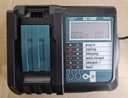 Szybka ładowarka DC18RF do akumulatorów litowych Makita 14,4 V-18 V, USB