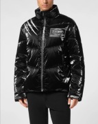 Kurtka puchowa Philipp PLEIN Sport czarny 14213 rozm M  Nylon Puffer Jacket