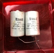 100uF 70V KED Kondensator elektrolit ELWA