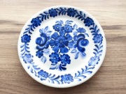 Talerz dekoracyjny Włocławek 24cm fajans ręcznie malowany