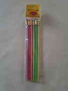 ołówki 6 sztuk wielokolorowe HB