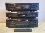 SONY STR-DE305 + CDP-XE200 + TC-WE405 + PILOT.