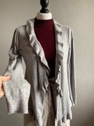 Luksusowy sweter damski kardigan premium angora wiskoza od projektanta