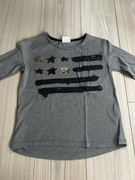 Bluzka z cekinową flagą 110/116 ZARA