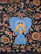 Własnoręcznie robione aniołki wraz z pudełkiem