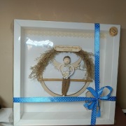 Pamiątka Pierwszej Komunii Świętej lub Chrztu Świętego dla chłopca 