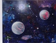 Obraz ręcznie malowany na płótnie 