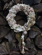 Wianek morski z naturalnych muszli premium 