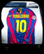 (L) RONALDINHO BARCELONA 05/06 FINAŁ LIGI MISTRZÓW VINTAGE LONG SLEEVE NOWY
