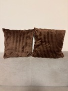 Poszewki dekoracyjne na poduszki kpl 2 szt brązowe