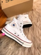 Długie trampki tenisówki 37 Converse All Star wiosna wiosenne biała