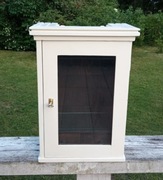 Piękna stara witryna, szafka wisząca, apteczna /Shabby Chick/ biały