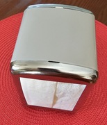 Dyspenser (serwetnik) Jamie Oliver metalowy do serwetek JASNO SZARY-SREBRNY