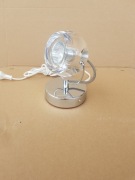 Lampka stołowa przy za TV KULKA przezroczysta SZKŁO mała FAJNA