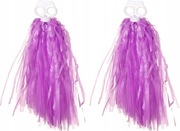 POMPON CHEERLEADEREK 2 SZT. FIOLETOWY