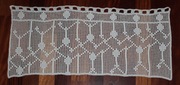 szydełkowa FIRANKA zasłonka ZAZDROSTKA 72x32 cm