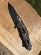 Nóż scyzoryk składany myśliwski taktyczny tytanowy