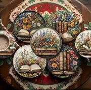 Zestaw 6 podkładek pod kubek, filiżankę 