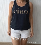 Bokserka top S ciao czarna 