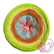 Motki Ombre Bawełna Akryl 4 Nitki 1000 m Magiczne Sploty