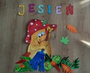 Dekoracje przedszkole żłobek JESIEŃ MUCHOMOR