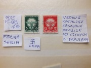 2szt. znaczki seria Mi 689 Niemcy 1939r. Swastyka Gapa KONKURS Rzesza Reich