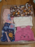 MEGA PAKA 44 szt. śliczna wyprawka zestaw ubranek dla dziewczynki 56-74 