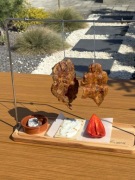 Deska do serwowania potraw z grilla grill bon appetit wood grillowanie