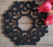 Podkładka pod gorące naczynia z filcu