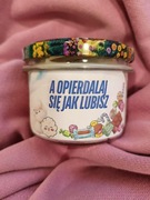 świeca sojowa,zapachowa,zabawna etykieta