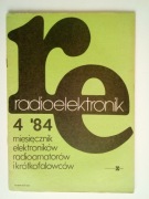 Radioelektronik miesięcznik 4/84  (spis treści na zdjęciu)