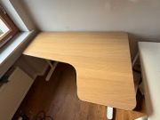 Biurko narożne Ikea Bekant prawe 160x110