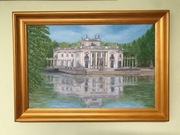 Obraz olejny  ręcznie malowany   łazienki 40x60