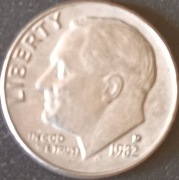Moneta One Dime 10 Centów USA 1986 r. P