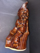 Krasnal figurka ceramiczna PRL 26 cm