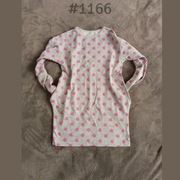 Dłuższa bluza tunika szara w kropki z kieszeniami 140-146 10-11lat